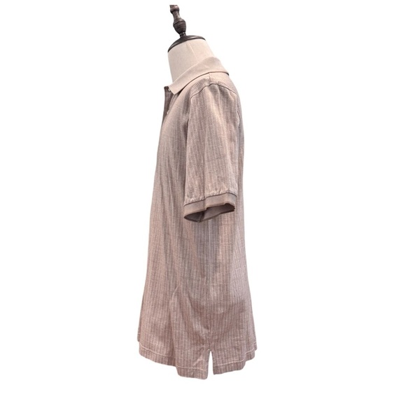 Nicklaus Men’s Classic Polo Shirt. Brown, Tan. Medium - Picture 5 of 8